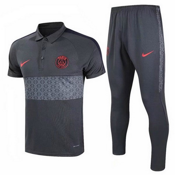 Polo Paris Saint Germain Conjunto Completo 2020/21 Gris